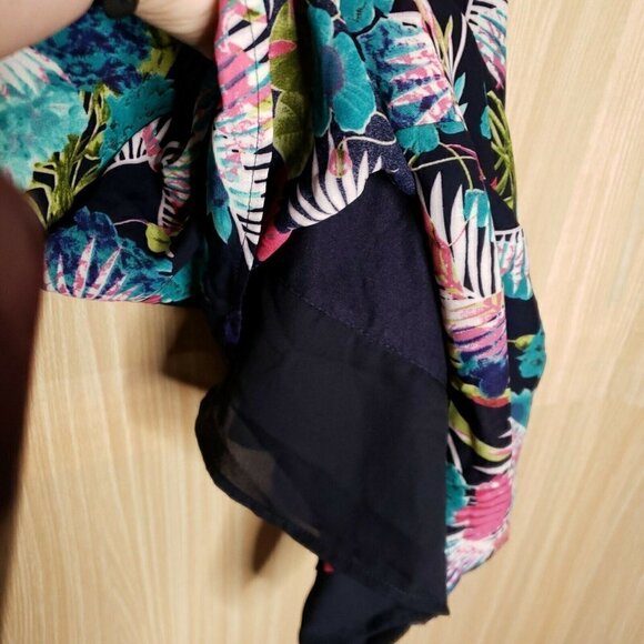 Love Riche Strappy Black Tropical Slip Dress - Picture 5 of 8